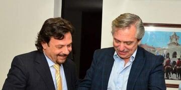 Gustavo Sáenz y Alberto Fernández\u002E