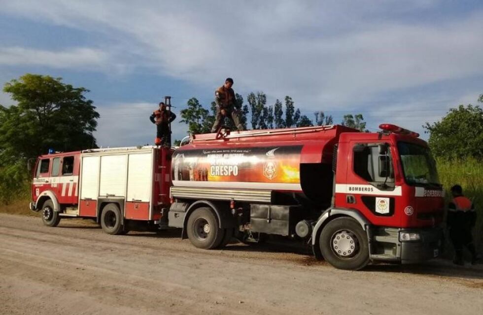 Se incendiaron 30 hectáreas de campo en Aldea Jacobi