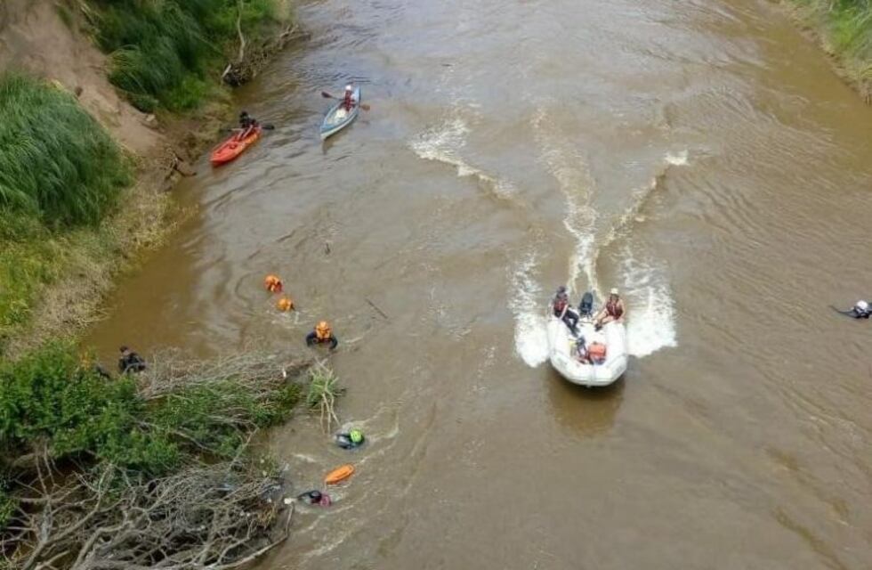 La lluvia complicó la búsqueda del hombre que cayó al río Ctalamochita