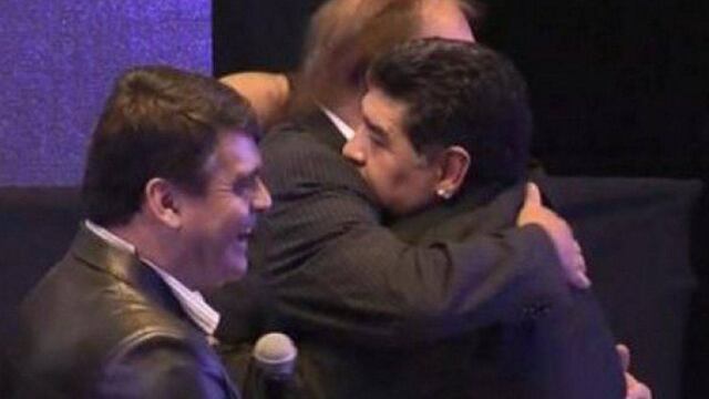 Maradona se reconcilió con Bilardo en la cena de los campeones de México 1986
