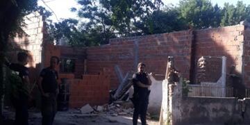 Un albañil murió aplastado por una pared en una obra en construcción