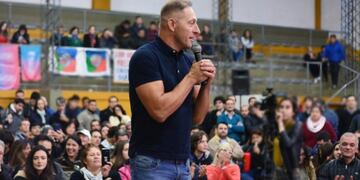 Néstor Pitana habla en un acto de campaña del Frente Renovador de Misiones\u002E (MisionesOnline)