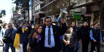 Lus Marín, delegado de Aucor y cara visible del conflicto por el transporte\u002E