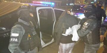 La Fuerza Policial Antinarcotráfico en el procedimiento\u002E