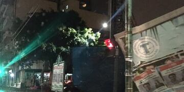 Cayó paredón La Paternal