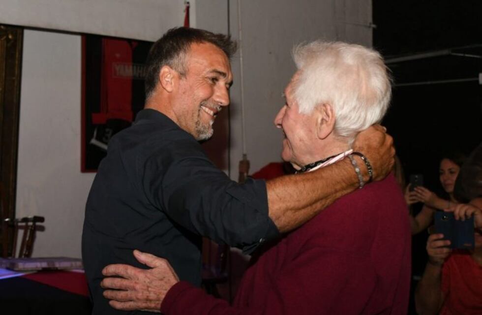 Griffa y Batistuta, dos glorias leprosas, estuvieron en el Coloso