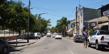 La gresca fue frente al polideportivo, pleno corazón de Villa Allende.
