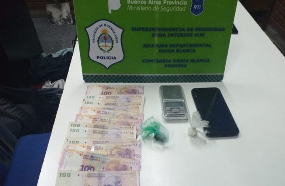 Bahía Blanca: tenía droga, quiso evadir un control y fue detenido