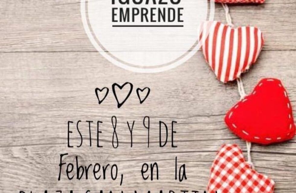 Emprendedores de Iguazú organizan la Feria de los Enamorados