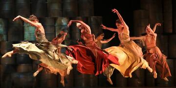 -FOTODELDIA- GRAF9124\u002E MADRID, 21/08/2019\u002E- Las bailarinas del Víctor Ullate Ballet durante el pase gráfico previo al estreno de \