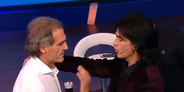 Tusam hipnotizó en vivo a Oscar Ruggeri y explotaron las redes (Foto: captura Fox Sports)