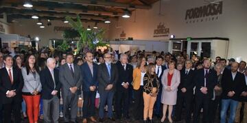 El Ministro de Economía, Jorge Ibáñez dejó inaugurada la muestra