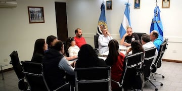 reunión del Intendente con ambientalistas