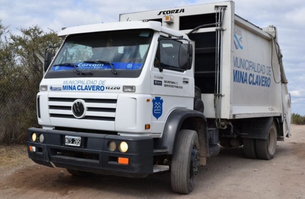 Vehículos municipales con seguimiento satelital en Mina Clavero