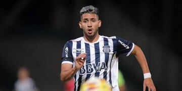 Nahuel Bustos casi no tuvo chances favorables para su cuota de gol\u002E
