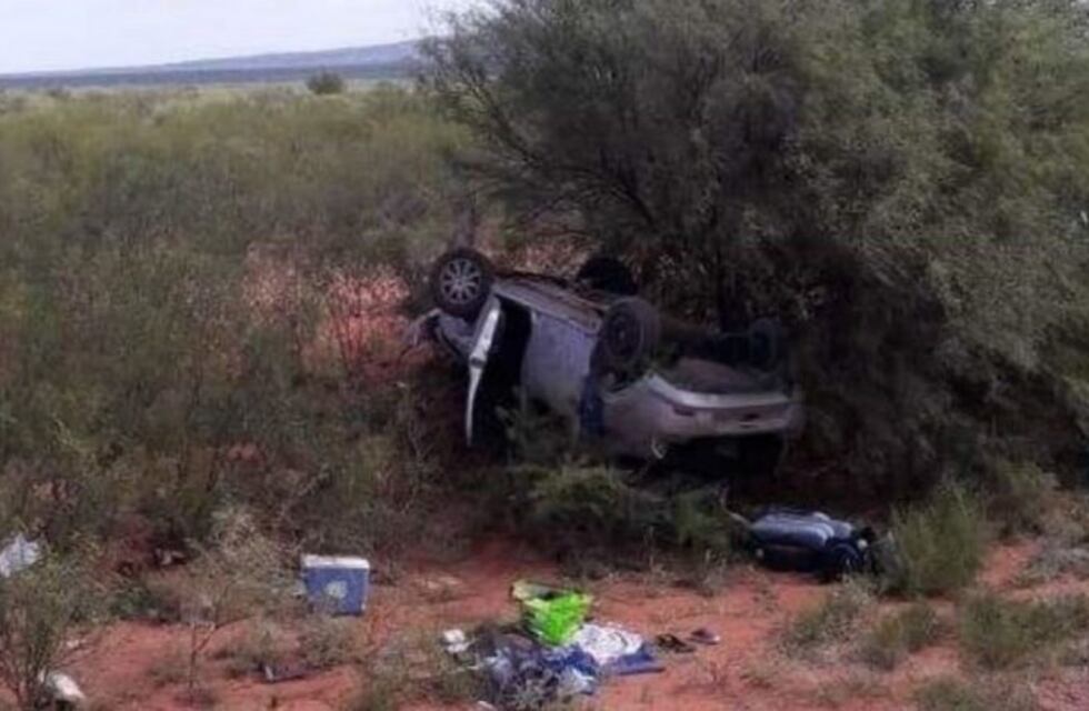 Murió rosarina tras un vuelco en San Luis