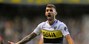 Gino Peruzzi continuará su carrera en Nacional de Uruguay\u002E / AFP PHOTO / ALEJANDRO PAGNI