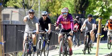 Cornejo bicicleteada saludable ampliación de ciclo vías