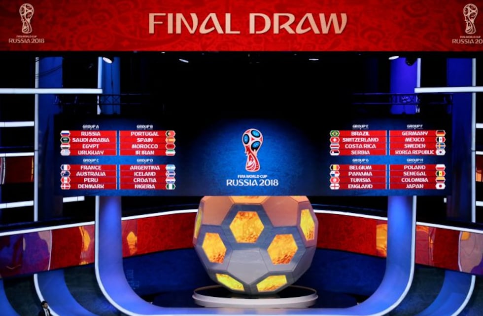 Tras el sorteo, así quedaron conformados los grupos de Rusia 2018