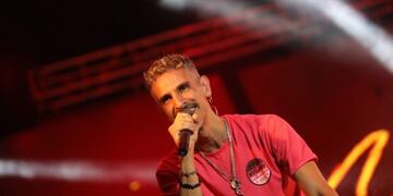 Los Caligaris cerraron la Fiesta Nacional del Turismo y el Vino\u002E (Foto: Prensa Mnedoza)