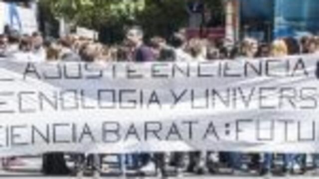 Conicet realiza una protesta