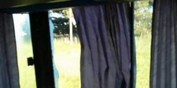 Ataque a micro (Foto: El Marplatense)