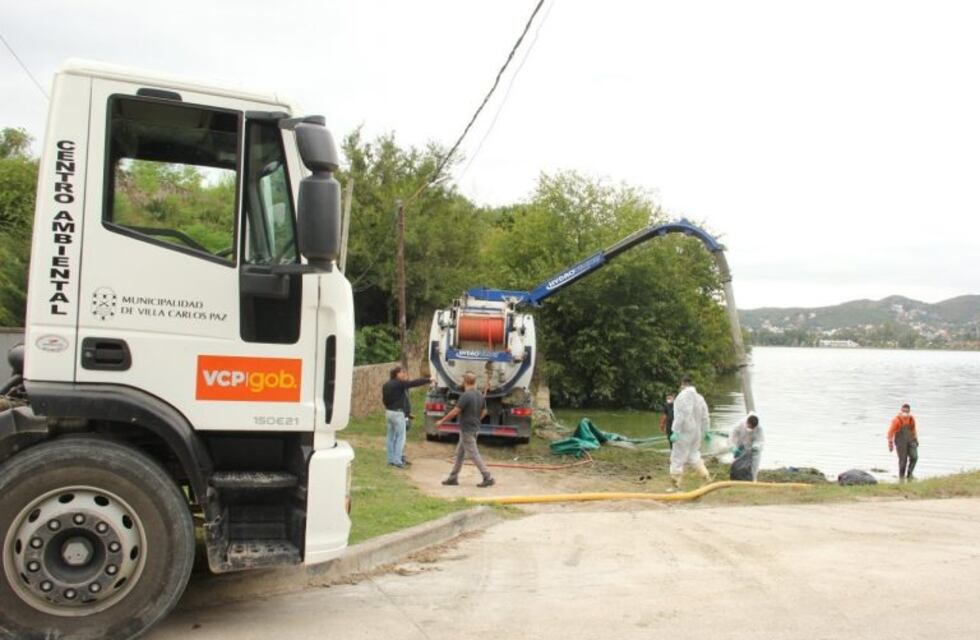 Suman un nuevo camión para continuar con la limpieza del Lago San Roque