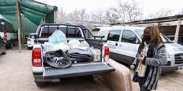 Asistencia de la Municipalidad a familias aisladas en San Rafael