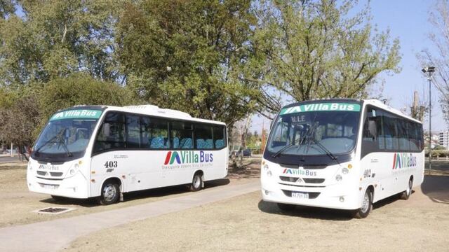 Presentación oficial de las nuevas unidades del transporte urbano de pasajeros de Villa Carlos Paz\u002E