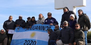 Excombatientes en viaje a Malvinas