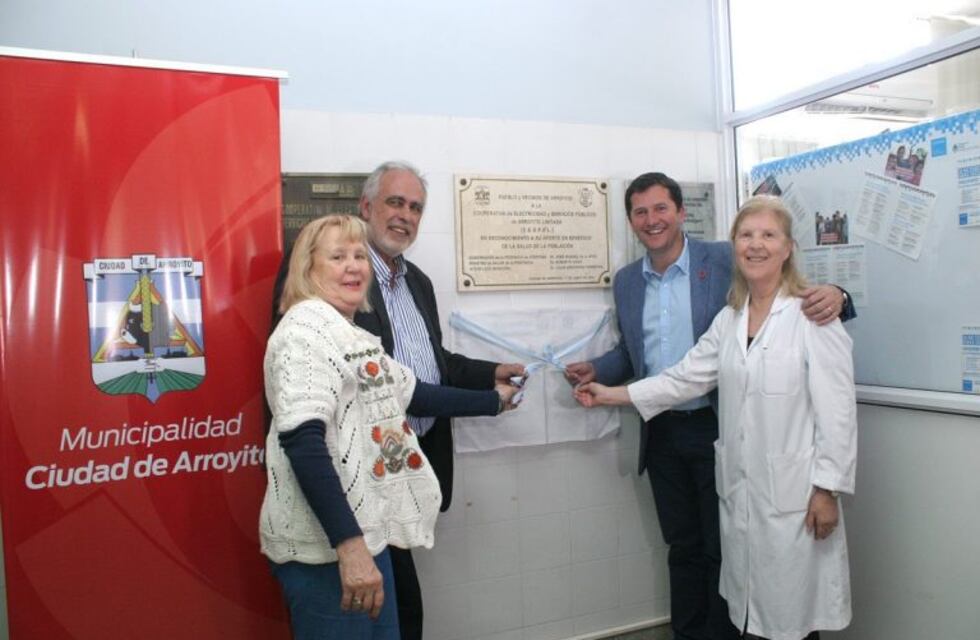 Inauguraron un vacunatorio en el Hospital Municipal de Arroyito