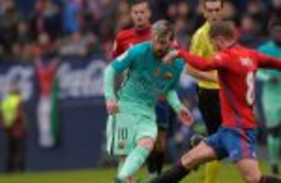 Con un doblete de Messi y uno de Suárez, Barcelona le ganó 3-0 al Osasuna