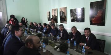 DYN16, BUENOS AIRES 06/09/17, REUNION DE GOBERNADORES EN LA CASA DE LA PROVINCIA DE SAN JUAN\u002EFOTO\u002EDYN/LUCIANO THIEBERGER\u002E