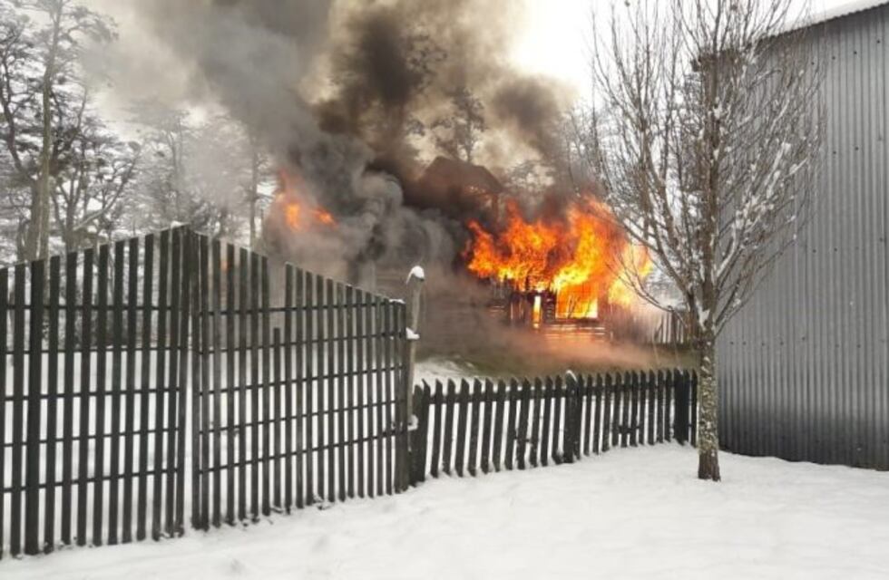 Se Incendió una vivienda de la ciudad Tolhuin