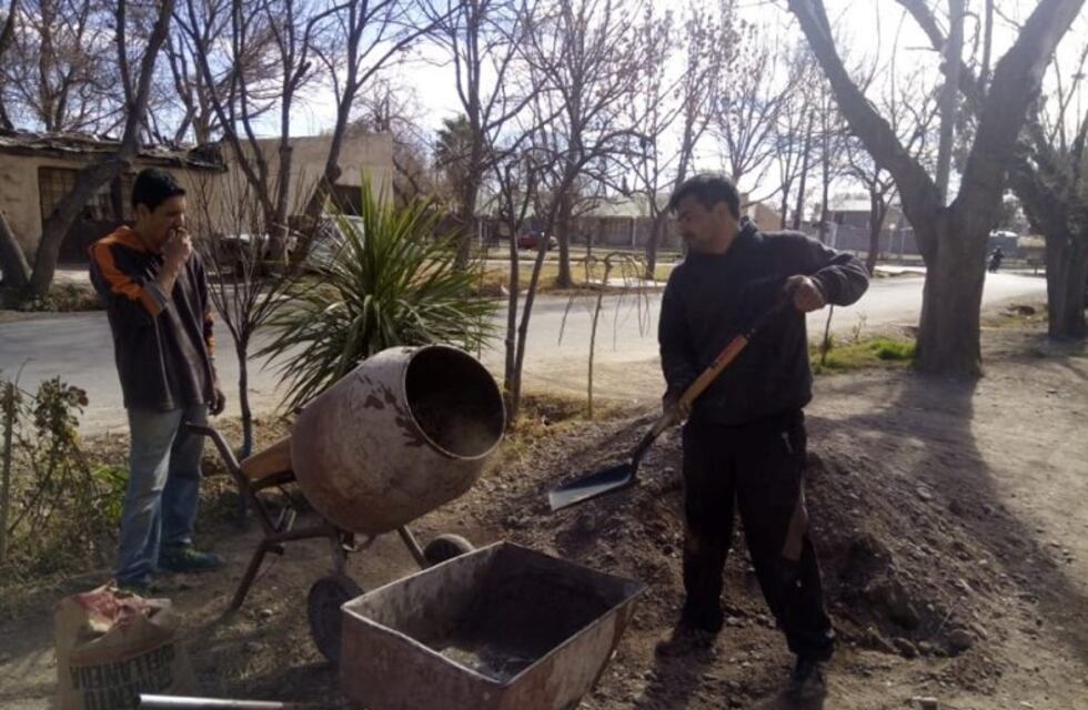Harán una plaza con materiales recuperados en San Rafael