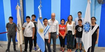 Rodriguez Larreta y Acuña dieron inicio al ciclo lectivo 2019 en una nueva escuela de Mataderos\u002E (Twitter)