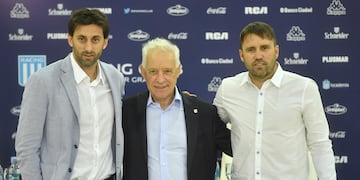 Milito, Blanco y Coudet en 2018.
