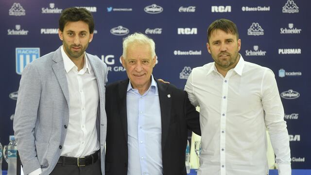Milito, Blanco y Coudet en 2018.