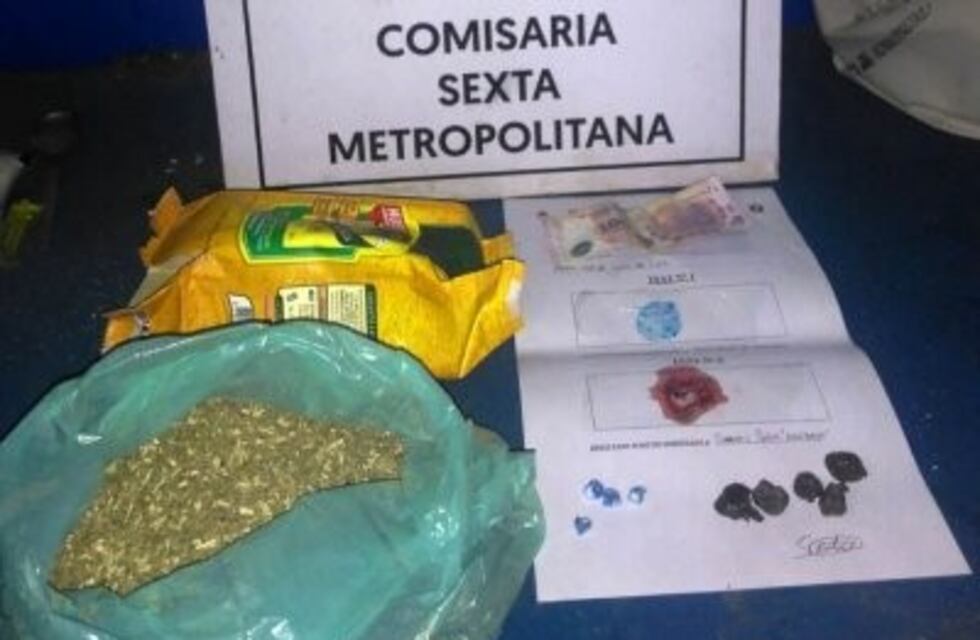 Intentó pasar droga en un paquete de yerba a su pareja detenida