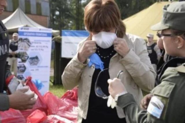 Bullrich en quema de droga en Misiones\u002E (WEB)