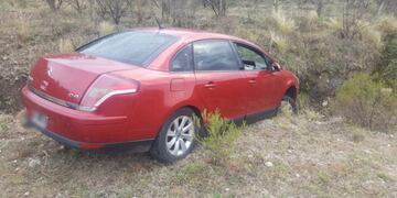 San Clemente: robo, choque y abandono de vehículo