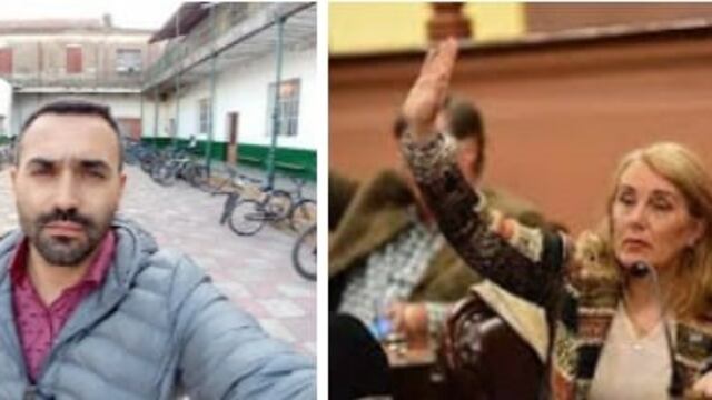 Chistian Leissa docente - Claudia Toller Diputada entrerriana\nCrédito: Vía Gualeguaychú