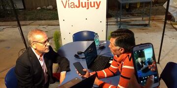 El ministro Juan Carlos abud Robles en entrevista con Vía Jujuy