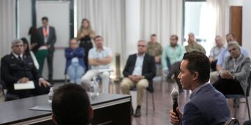 Calvo inauguró la puesta en funcionamient del COE en Río Cuarto\u002E