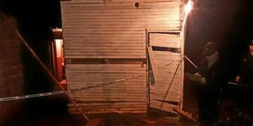 El domicilio donde encontraron el cadáver de la víctima, Ruth Gómez de 17 años\u002E