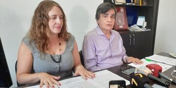 Verónica Llapur y Julio Obelar, directivos del Colegio Médico de Jujuy