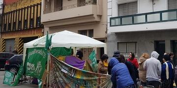 La protesta comenzó este martes sobre la cortada Ricardone\u002E (Facebook)