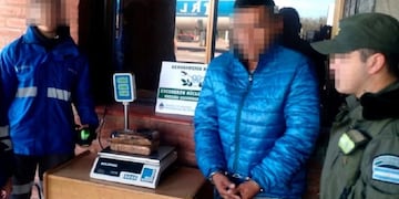 Lo detuvieron por transportar cocaína a Mendoza