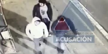 Los sospechosos fueron identificados a partir del registro de cámaras de seguridad. (Captura de pantalla)