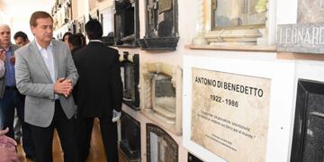 Los restos de Di Benedetto fueron trasladados